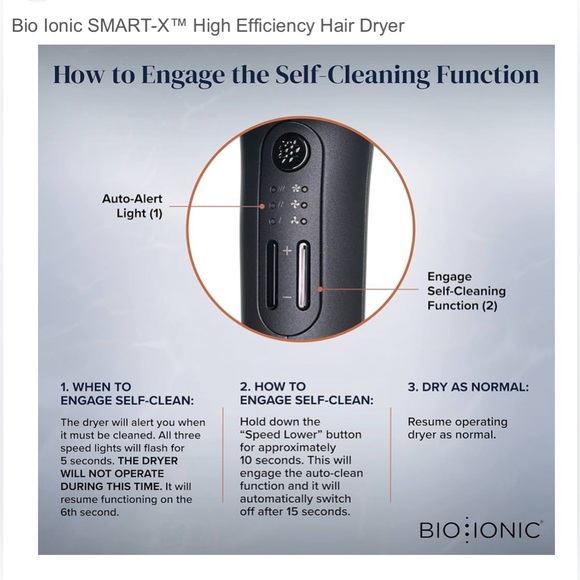 Bio Ionic SMART-X™ High Efficiency Hair Dryer - Picture 9 of 16